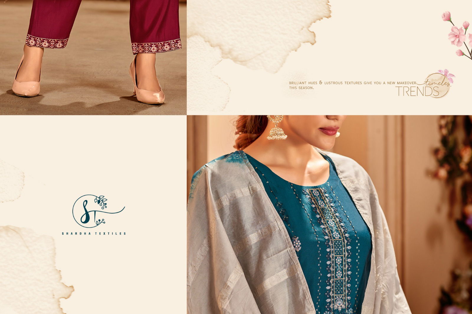 Kizaa Silk 3 By Sharda Readymade Suits Catalog